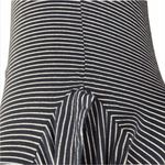 Brandy Melville Basic Navy and White Striped Short Sleeve Crew Neck Tee Photo 7