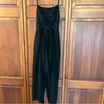 Elegant Black Jumpsuit linen NYE party vibes Size M Photo 1