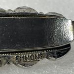 Emmons Faux Turquoise Silver Tone Cuff Bangle Bracelet Photo 5