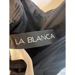 La Blanca Island Goddess Swimsuit Sz 16 Soft Strap Over Shoulder 1 Piece Black Photo 4