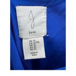 Joie  XL Cobalt Blue Cotton Sundress Eyelet Trim Tiered Midi Adjustable‎ Straps Photo 3