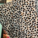 Old Navy Womens Cheetah Print V Neck Short Sleeve Top Shirt Size S Photo 2