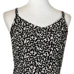 Old Navy  Cami Dress Smocked Linen Blend Adjustable Leopard Print Women’s Large Photo 4