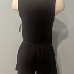Nordstrom NWT Antistar x  Black V-Neck Wrap Front Jersey Romper Size Large Photo 3