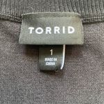 Torrid sleeveless scoop neck knit sweater black Size 1 Photo 7