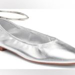 Jeffrey Campbell Tippy Ballet Flats Silver 8.5 Photo 3