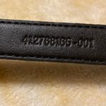 Ralph Lauren Women’s vintage XL gold buckle  black genuine leather belt! Photo 2