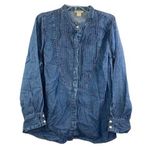 Lucky Brand  Women’s Denim Buttoned Down Top Photo 0