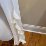 Princess Polly  White Sheer Bolero Crop Top Ruffle M 8 Photo 3