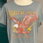 Tres Bien NWOT eagle graphic tee in baby blue “wild & free”- approx medium Photo 1