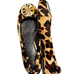 Tory Burch calf hair Leopard Print Flats Size 6.5 Photo 1