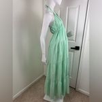 EXPRESS  Tiered Halter Maxi Dress Size Medium 100% Cotton.  #143 Photo 4
