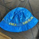 Ikea Bucket Hat Fraka Knorva and Knolig Bag Keychain Set of 2 items blue Photo 2