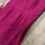 Taylor floral embroidery print ruffle fuschia dress 8 Purple Photo 4