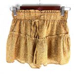 Altar'd State  S Mustard Floral Women's Shorts Skirt Photo 8