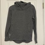 Lululemon Split Pullover Hoodie Heathered Speckled Black Grey size 4 Photo 2