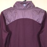Mountain Hardwear  Women’s Quarter Zip Nylon Burgundy Purple Pullover Sweatshirt Photo 8