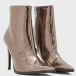 Topshop NEW Honey Anke Boot Snake Print Photo 0