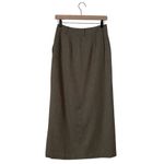 Liz Claiborne Academia Business Casual Vintage Rayon and Wool Pencil Skirt Floor Length Photo 1