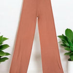 ZARA  NWT Ribbed Wide Leg Pants Small Photo 0
