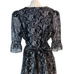 THE VAMPIRE'S WIFE x H&M Silver Lace Dress size XL Black Photo 7