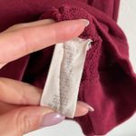 THE GREAT Maroon Striped Crewneck Sweatshirt Red Size M Photo 7