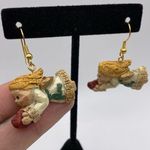 Vintage Angels Carrying Hearts Earrings Photo 0