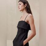 Banana Republic  Petite 0 Black Linen Blend Strapless Wide-Leg Jumpsuit NWT Photo 1