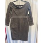 Love x Design Bodycone Dress Womens Large Black Mesh Panel Off The Shoulder B63 Photo 1