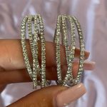 Windsor Silver Gem Hoops Photo 0