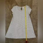 Mossimo Women's Striped Mini T Shirt Dress Black and White Size M Photo 7