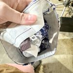 VTG Alexander Campbell 2 Piece Blue Button Down Top & Skirt Set Floral Collared Size 10 Photo 8