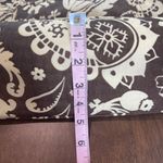 Baggallini  Floral Crossbody Bag Brown and Cream Nylon Blue Lining Pockets Zipper Photo 10