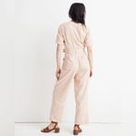 Madewell Top Stitched Coverall Jumpsuit Womens 0 Bashful Blush Crop Photo 1