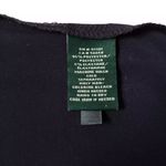 Lauren Ralph Lauren Cocktail Wrap Dress Womens 6 Navy Cold Shoulder Long Sleeve Blue Photo 6