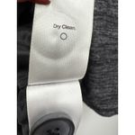 Coldwater Creek  Jacket Womens Large Gray Wool Blend Lined Button Front Swing Photo 5