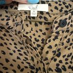 easel Brown and Black Leopard Cheetah Patterned Button Up Long Sleeve Maxi Dress Photo 2