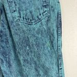 Gitano Vintage Women's 14 Short Blue Teal Denim Jeans High Rise Straight Photo 11