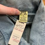 Vintage Jag Denim Dress Womens Small Blue Long Sleeve Button Front Light Wash Photo 6