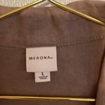 Merona  L 100% Linen blazer, buttoned blazer Photo 1
