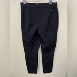 Everlane  Black High Waisted Pull On Side-Zip Stretch Cotton Work Pants Photo 2