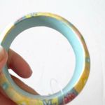 Vintage Viva Beads Floral Bangles 2 Pc Southern Charm Lily Pulitzer Bracelet NWT Pink Photo 3