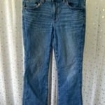 American Eagle AEO Next Level Stretch Med Wash Kick Boot Denim Jeans 6 X-Short Photo 1