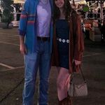 Rhinestone Embellished Strapless Mini Denim Women’s Large Dress Blue Photo 4