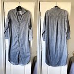Frank & Eileen Rory Denim Maxi Shirtdress Mineral Wash Gray Small EUC Photo 2