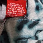 Cyrus Miley  XL Animal Print Top in Gray Turquoise Photo 8