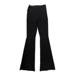 NICHOLAS Kari Double Rings Rib Knit Pant in Black Black Photo 5