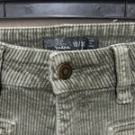 prAna Traps Corduroy Pants Forest Green Size 10 Organic Cotton Bootcut Photo 5