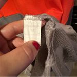 None Women’s Colorblock Sweatshirt - Red and Gray size medium Photo 2