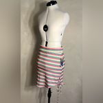 Target  Pride Women's Asymmetrical Rainbow Striped Pull On Casual Mini Skirt|Sz:M Photo 5